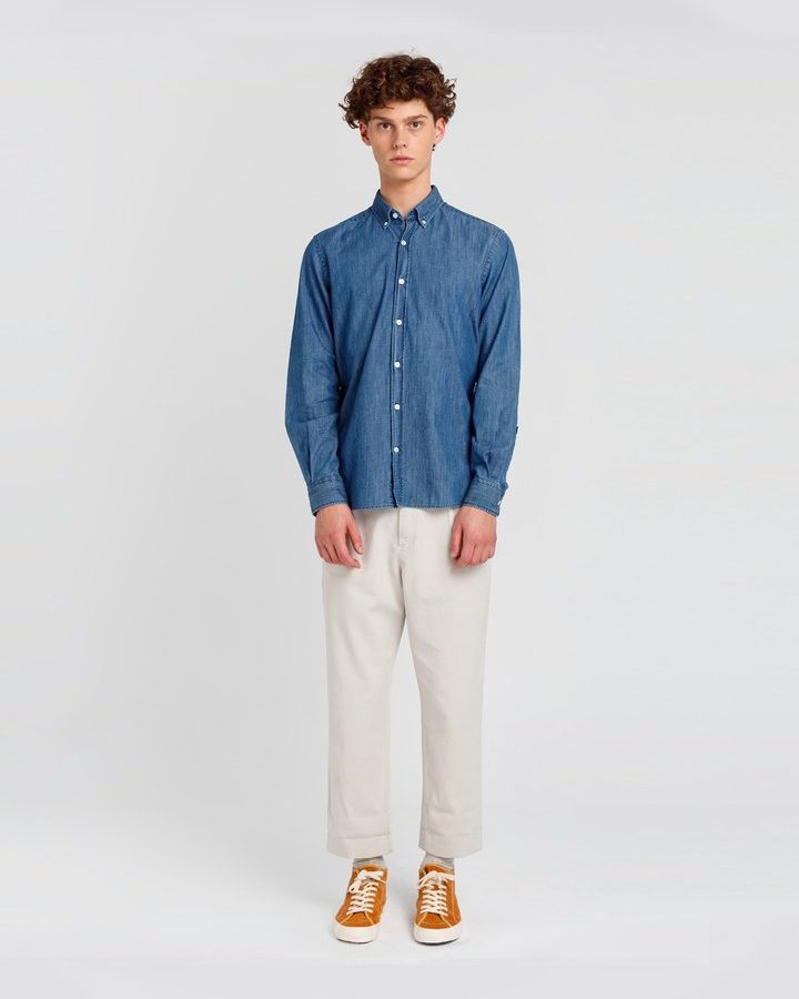 Edmmond Studios – Chemise BD Denim – Bleu