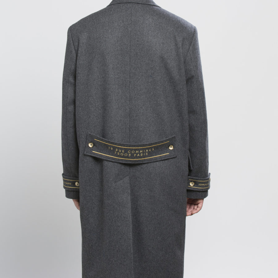 Commune de Paris – Manteau Celestin – Gris Foncé