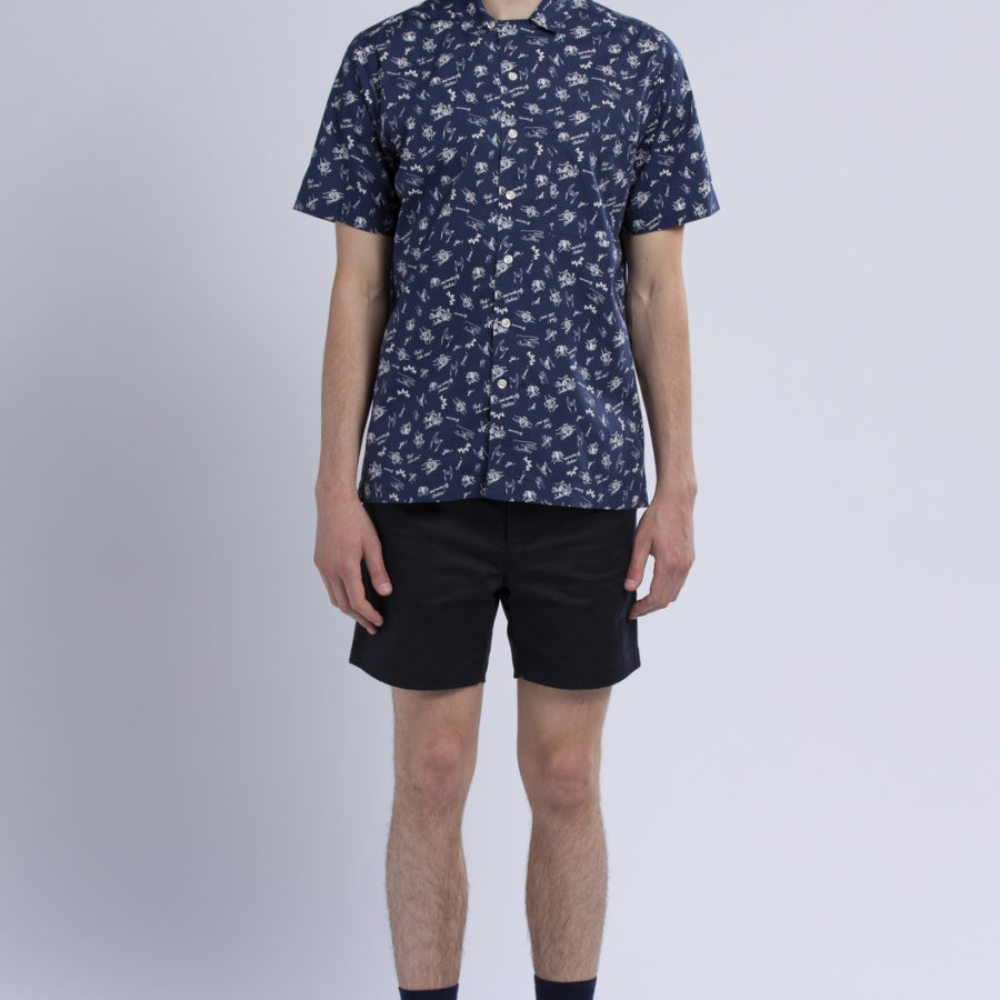 Commune de Paris – Chemisette Hilo – Navy