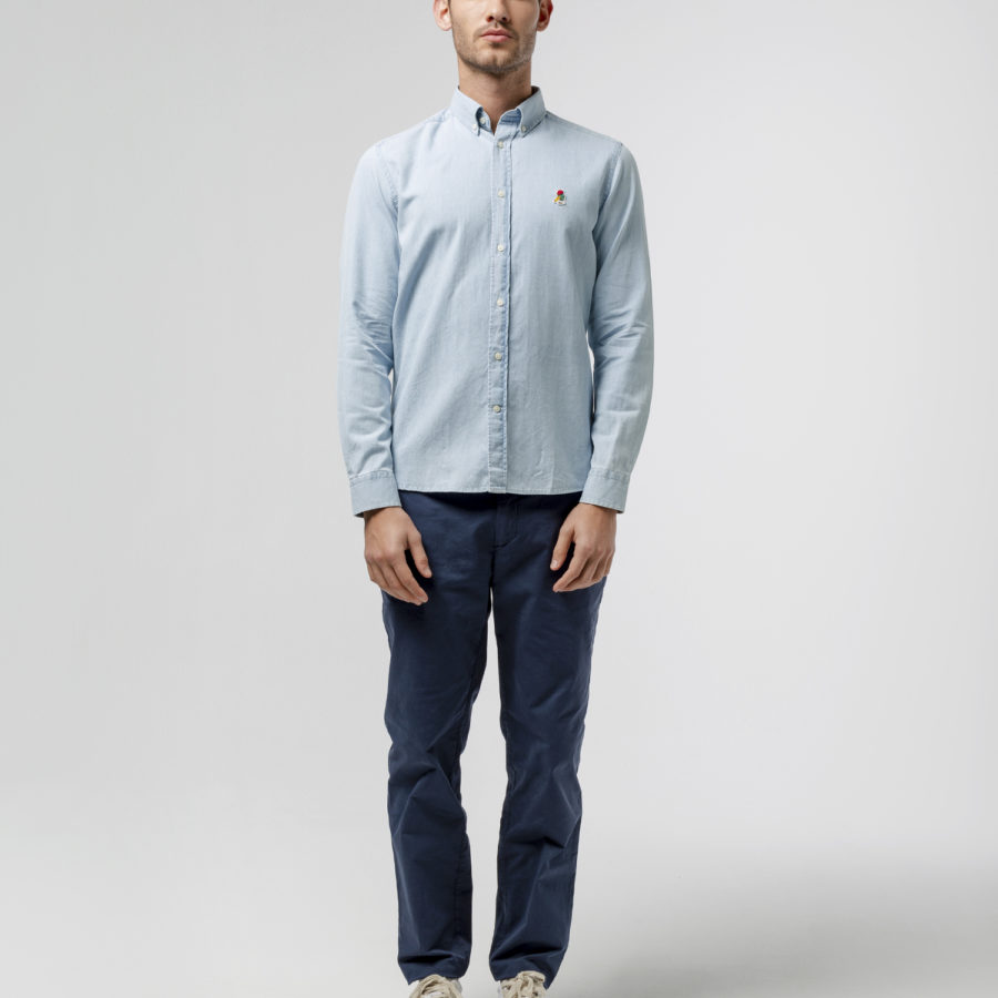 EDMMOND STUDIOS – Chemise DUCK EDITION – Bleu