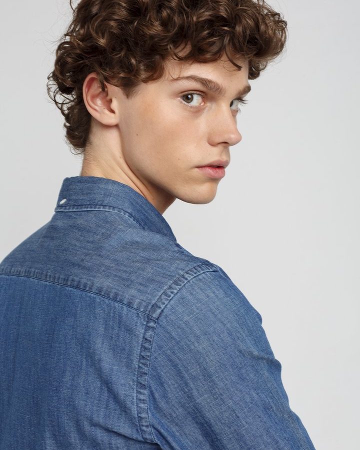 Edmmond Studios – Chemise BD Denim – Bleu