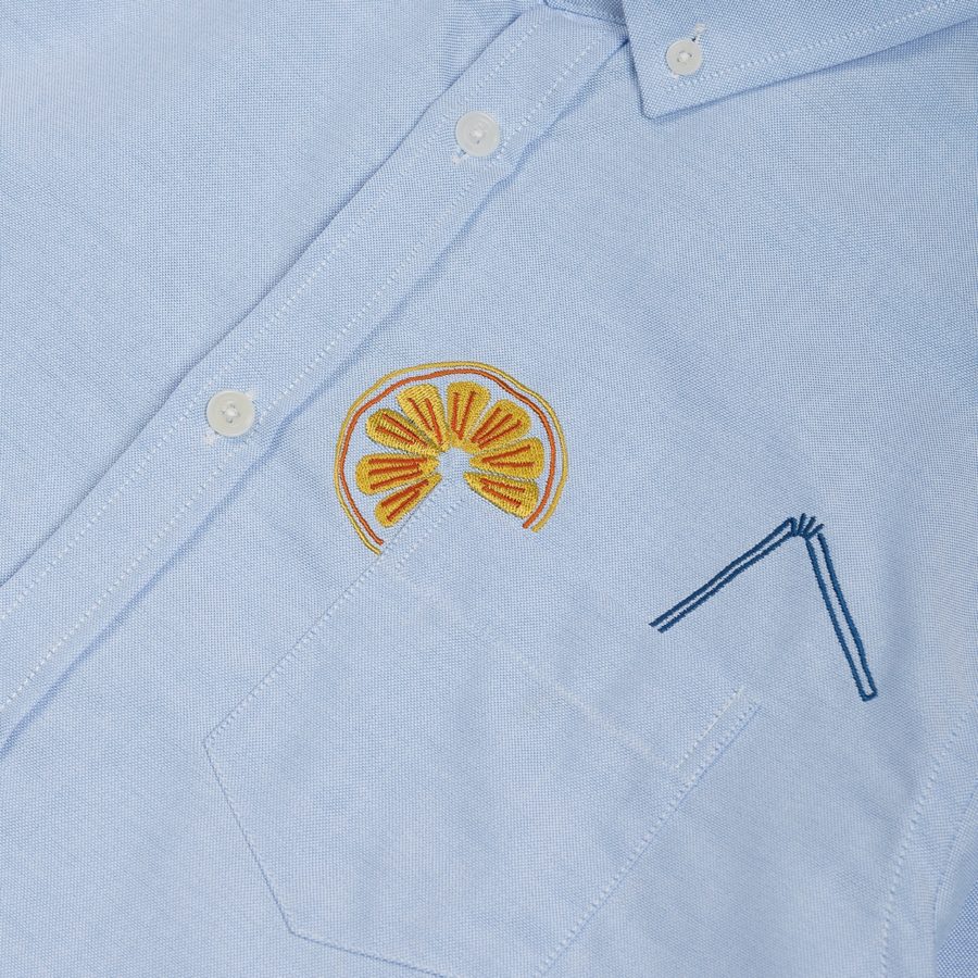 Olow – Chemise Drink – Bleu