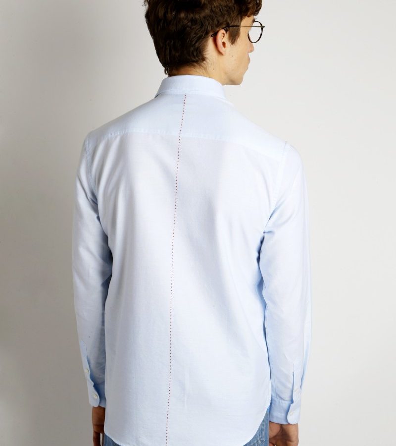 Homecore – Chemise Tokyo Small Logo – Light Blue
