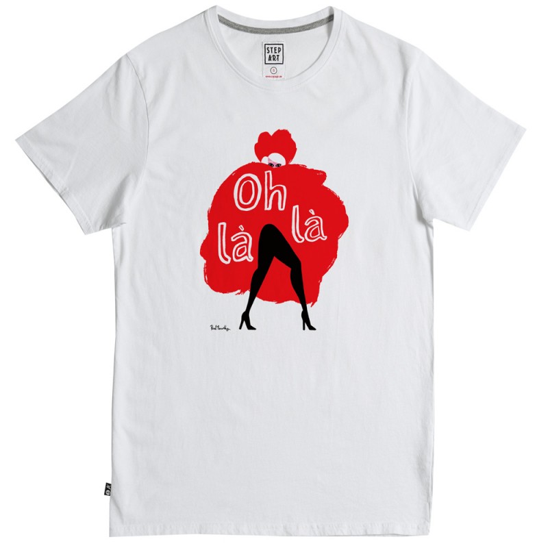 Stepart – T-Shirt Ohlala – Blanc