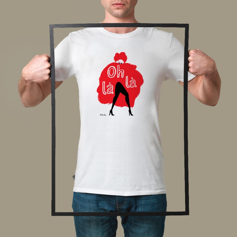 Stepart – T-Shirt Ohlala – Blanc