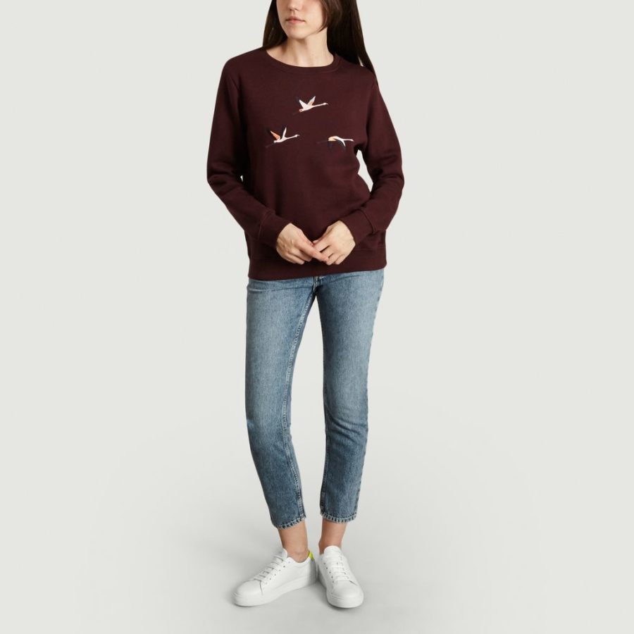 Olow – Sweat Envol Femme – Prune