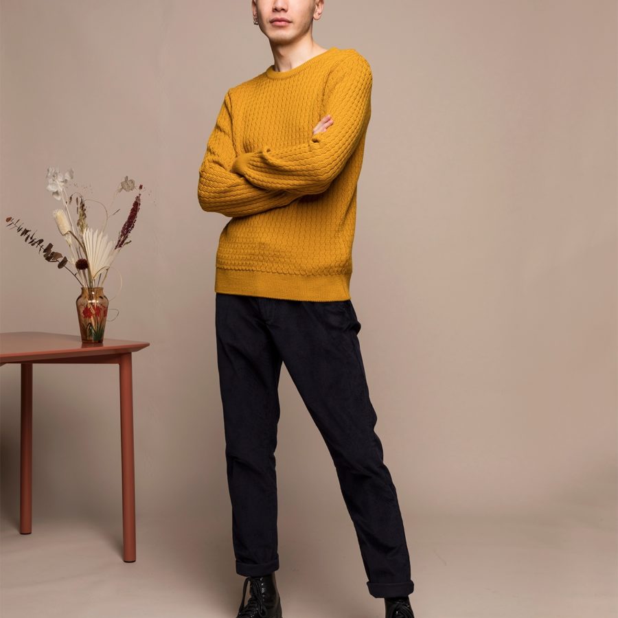 Olow – Pull Fluide – Moutarde
