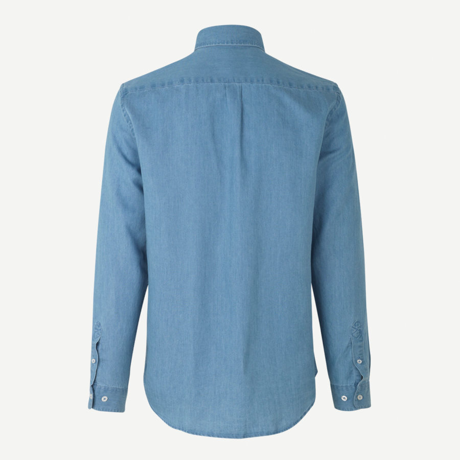 Samsoe Samsoe – Chemise Liam – Bleu