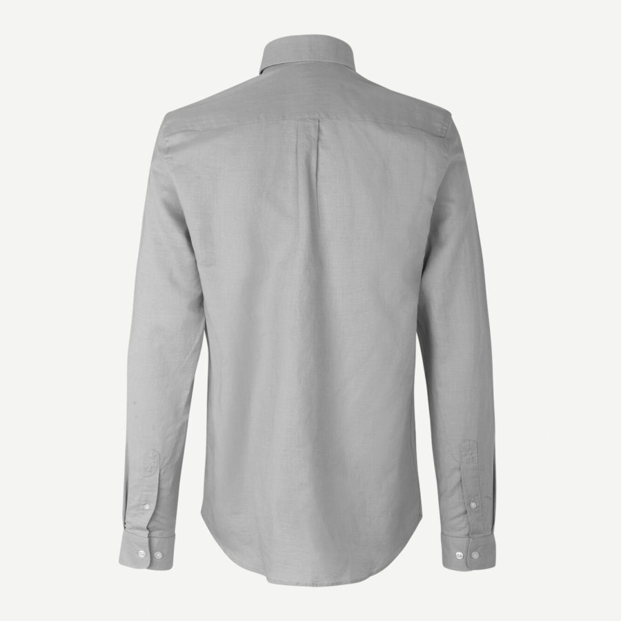 Samsoe Samsoe – Chemise Liam – Gris
