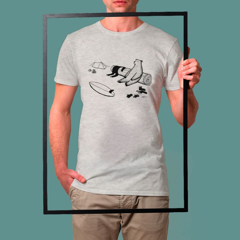 Stepart – T-Shirt After Surf – Gris