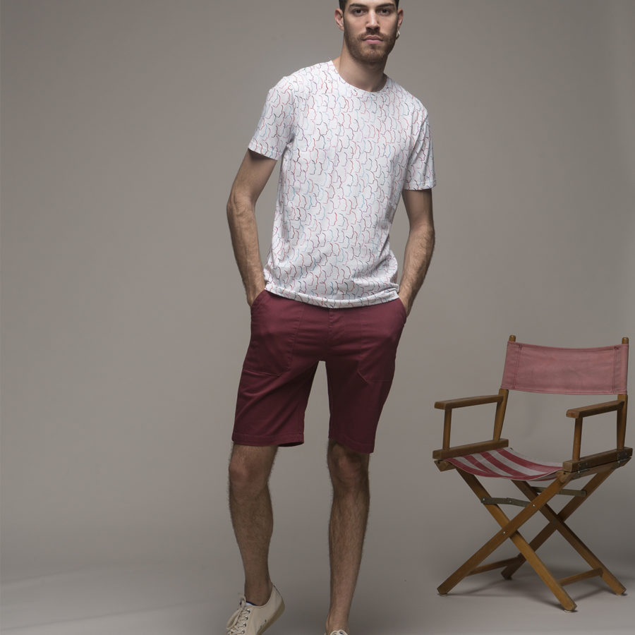 Olow – T-Shirt Face – Blanc
