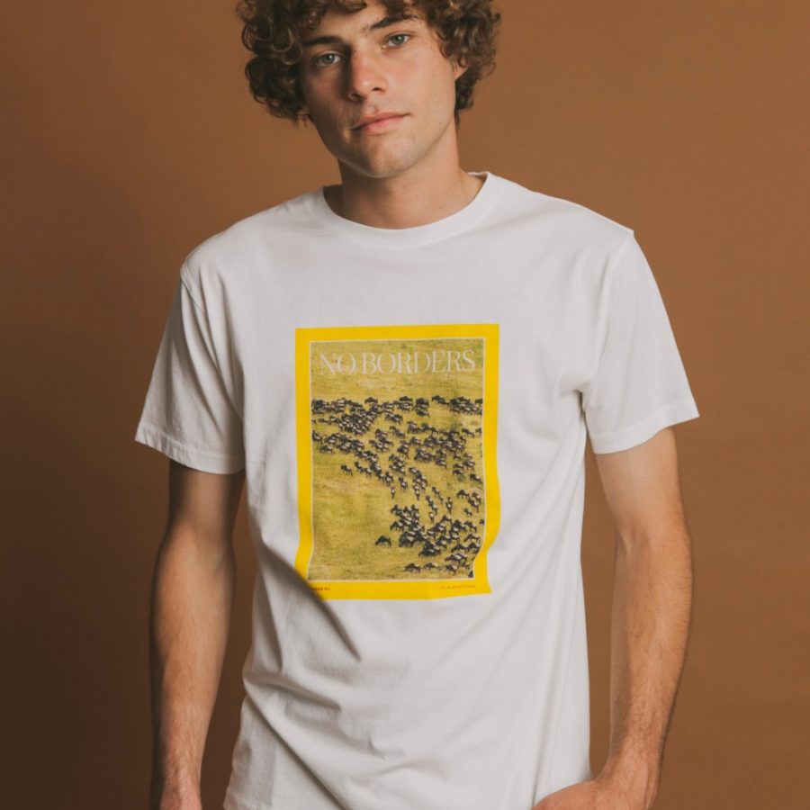 Thinking Mu – T-shirt Free Animals – Blanc