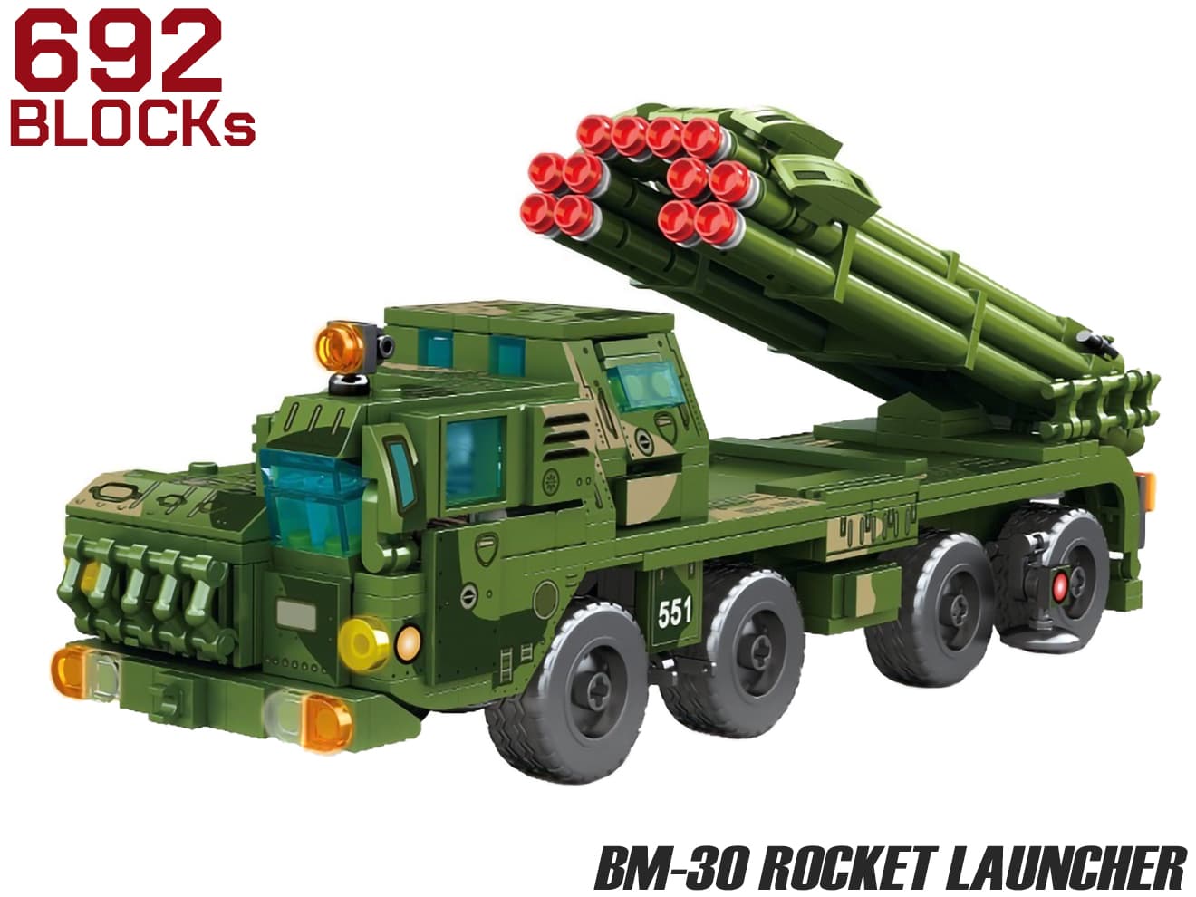 AFM BM-30 スメルチ ロケットランチャー 692Blocks | ミリタリーベース