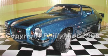 PhillyMint-Franklin Mint 1970 Chevrolet Camaro Z-28 Mulsanne Blue