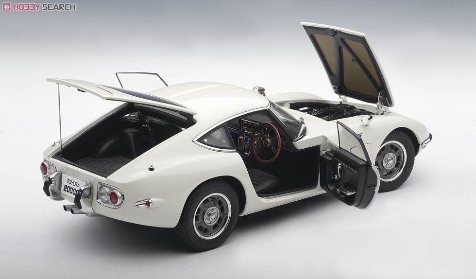 トヨタ 2000GT (ホワイト) アップグレードバージョン (ミニカー