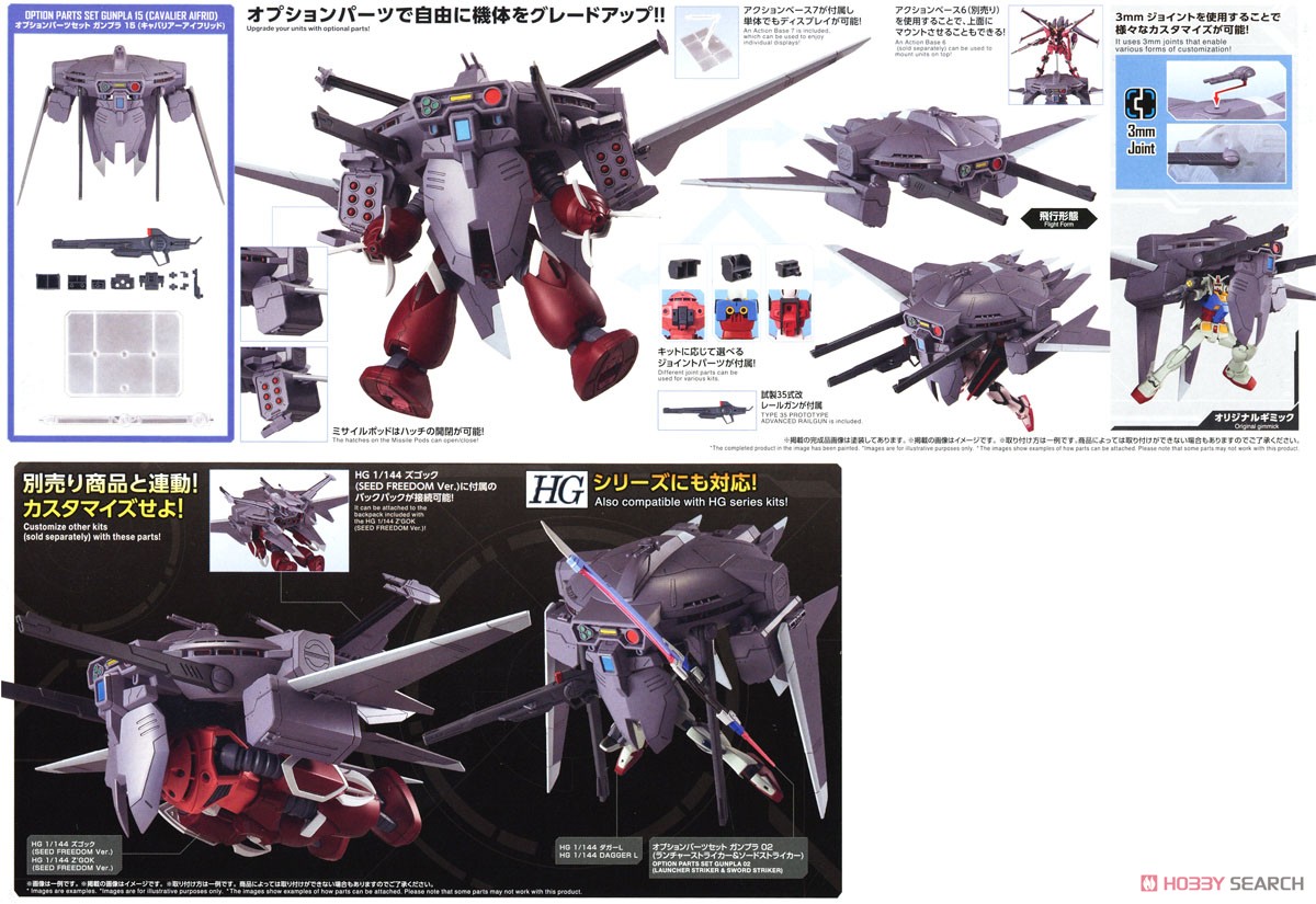 オプションパーツセット ガンプラ 15 (キャバリアーアイフリッド