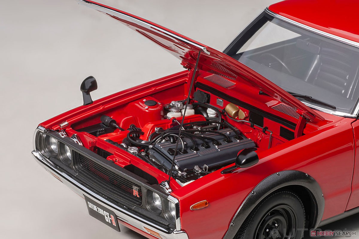 日産 スカイライン 2000 GT-R (KPGC110) (レッド) (ミニカー) - ホビー