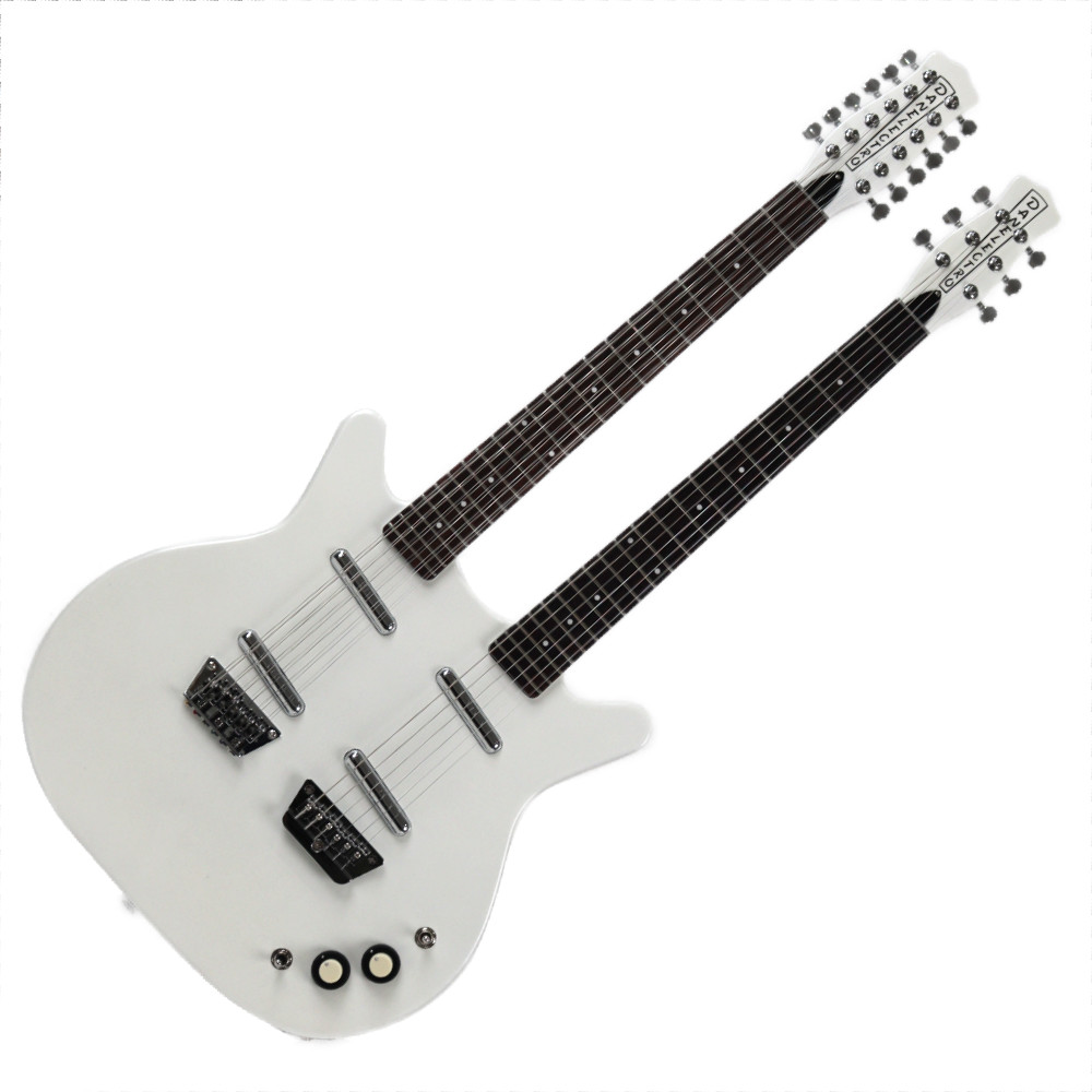 Danelectro ダンエレクトロ DOUBLE NECK 6-12 WHT ダブルネック エレキ