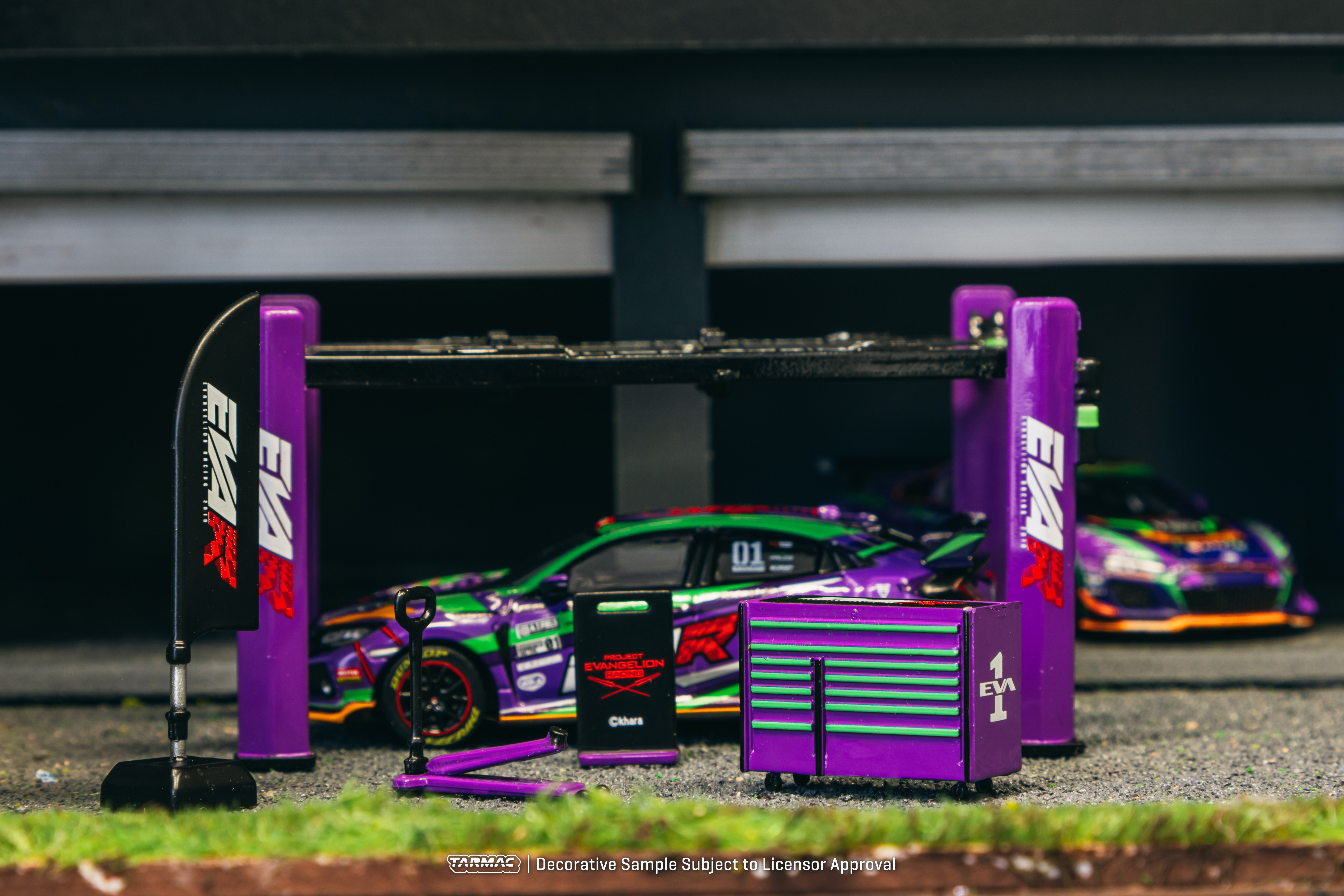 TARMAC WORKSより、1/64スケールのエヴァンゲリオンレーシング