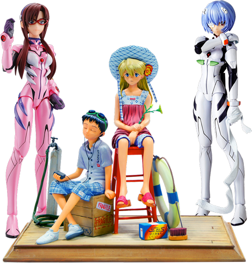 海洋堂エヴァンゲリオンフィギュア25周年企画・キャラバン in イオン