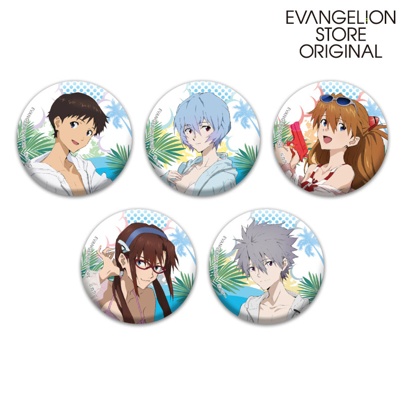 EVA STOREオリジナル 缶バッジセット/サマーフェス: グッズ・雑貨類