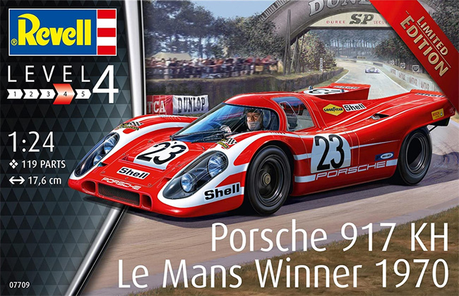 レベル ポルシェ 917KH ル・マン ウィナー 1970 カーモデル 07709