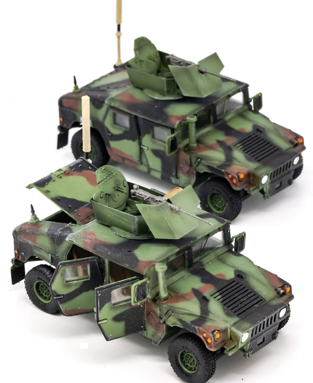 1/72 塗装済完成品 U.S. M1114 HMMWV HA NATO迷彩 T-MODEL (ティーモデル)