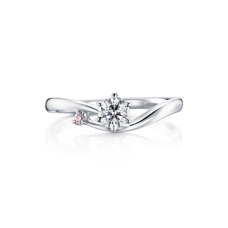 I-PRIMOオンラインショップ |スピカ(PinkDiamond)(プラチナ): 婚約指輪