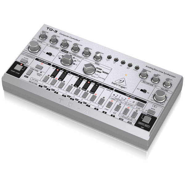 BEHRINGERからパワフルなベースシンセサイザーTD-3が誕生いたしました！