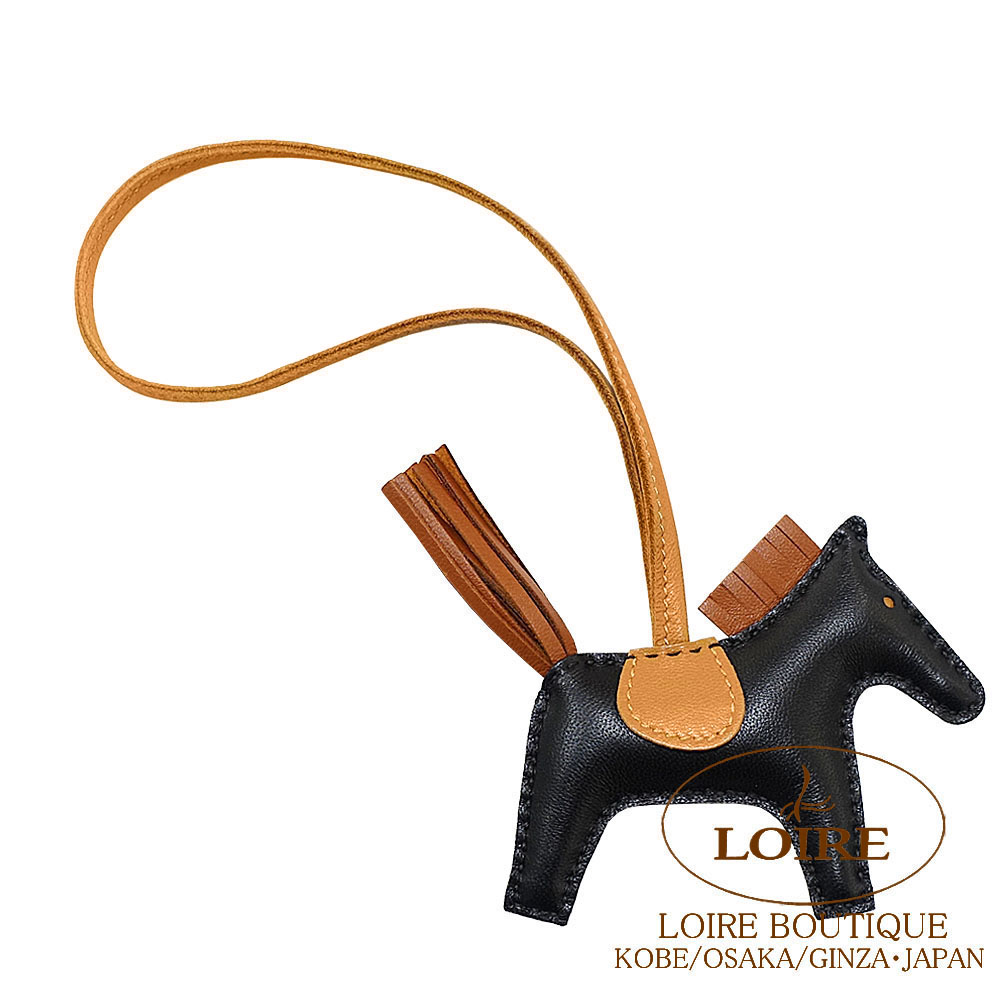 エルメス　ロデオチャーム　G M ネイビー　イエロー HERMES（エルメス） チャーム ロデオペガサス タッチ PM RODEO PEGASUS