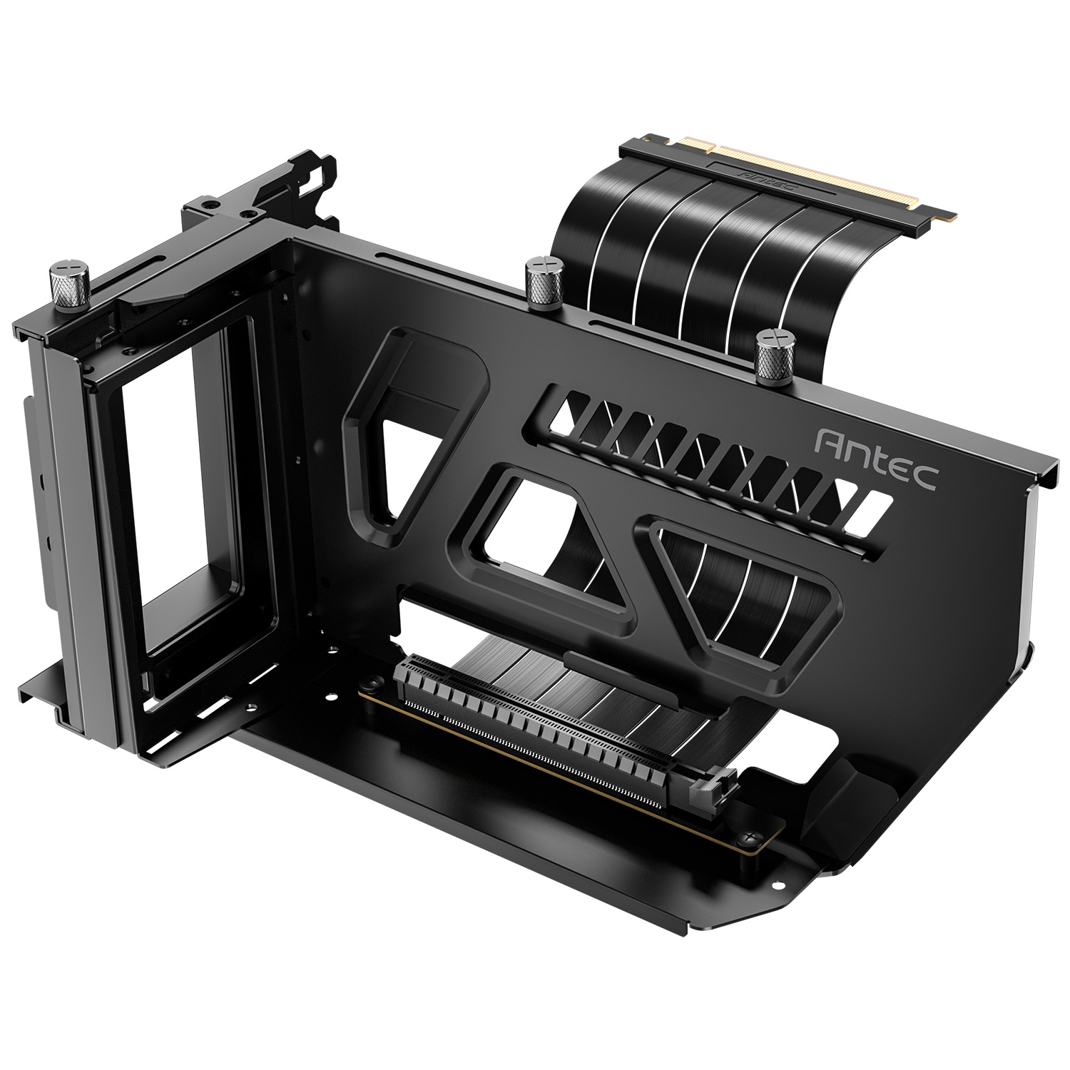Antec、グラフィックカードの可動式縦置きブラケット＋ライザー