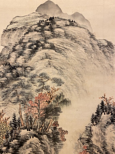 田能村直入 秋景山水図｜古美術・掛け軸の販売・買取・鑑定-松本松栄堂