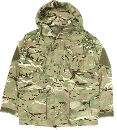 イギリス軍実物 MTP迷彩 ウインドウプルーフ ジャケット ミリタリー