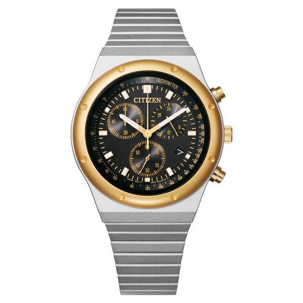 RECORD LABEL 光発電エコ・ドライブ 1984 chronograph 限定モデル