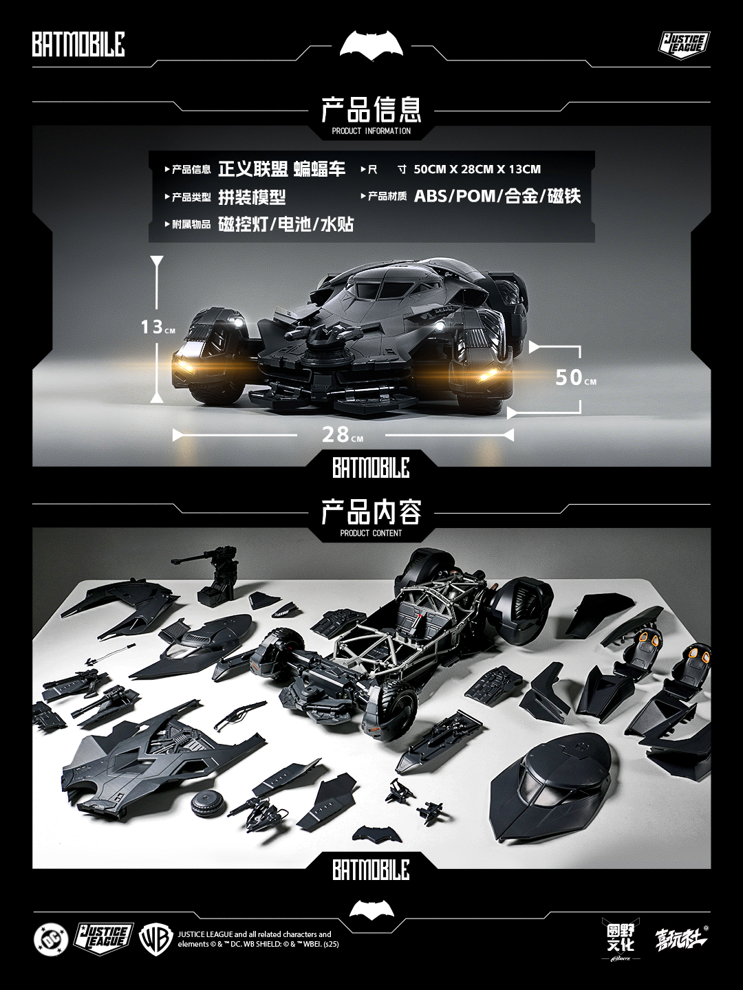 フィギュア専門店 -ソダチトイズ / 予約 喜玩社 x 円野文化 Batmobile