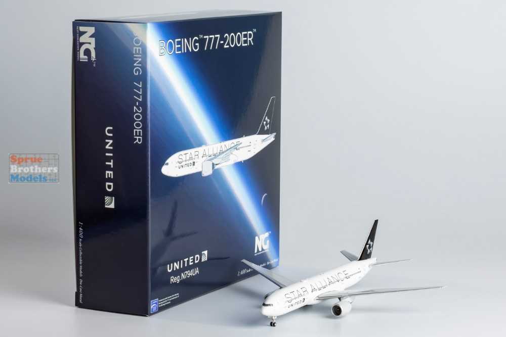 NGM72022 1:400 NG Model United Airlines B777-200ER Reg #N794UA