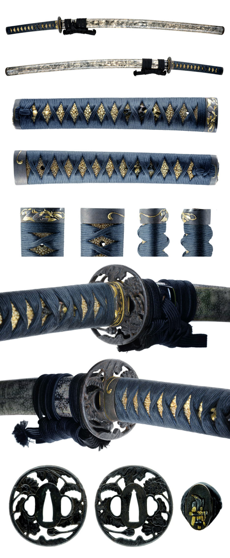 砕け散る星】古兵器 刀装具 日本刀 模造刀 居合刀 武士道 鑑賞用 肋差