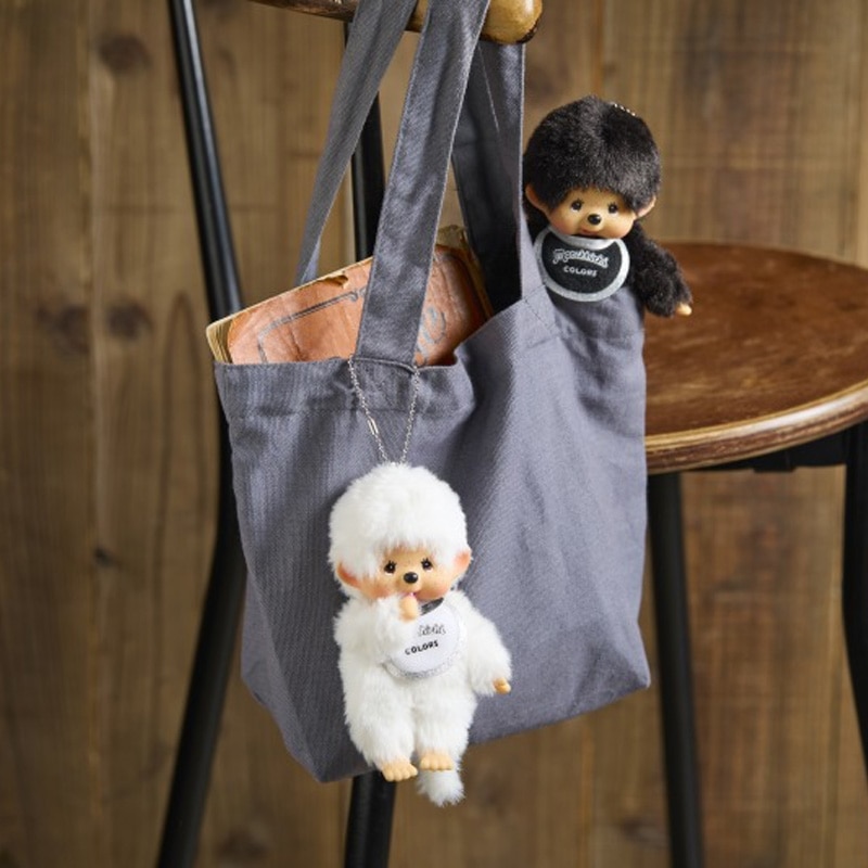 Monchhichi モンチッチ COLORS キーチェーン(ブラック): 通常| プラザ