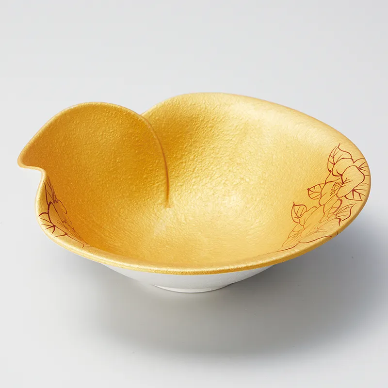 金彩椿向付(和食器,鉢もの,中鉢)|食器通販の陶磁庵
