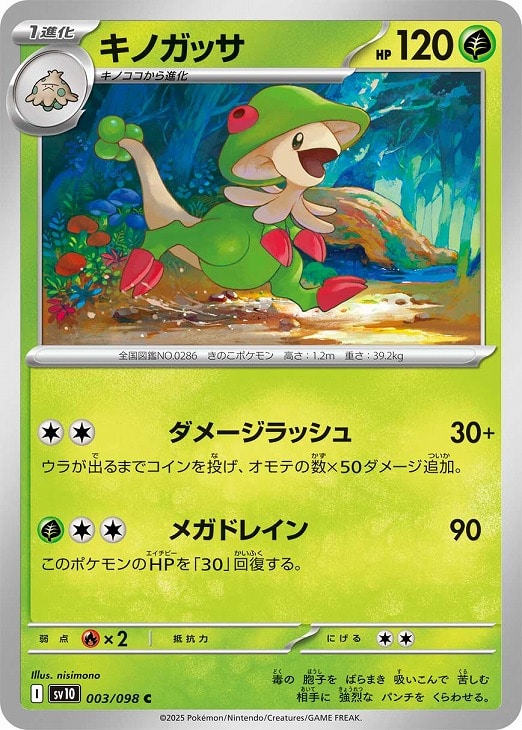 キノガッサ【ポケモンカードトレカお買得価格通販：CBトレコロ】
