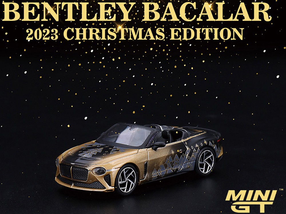 Mini GT MGT00660 2023 Christmas Edition Bentley Mulliner Bacalar 1