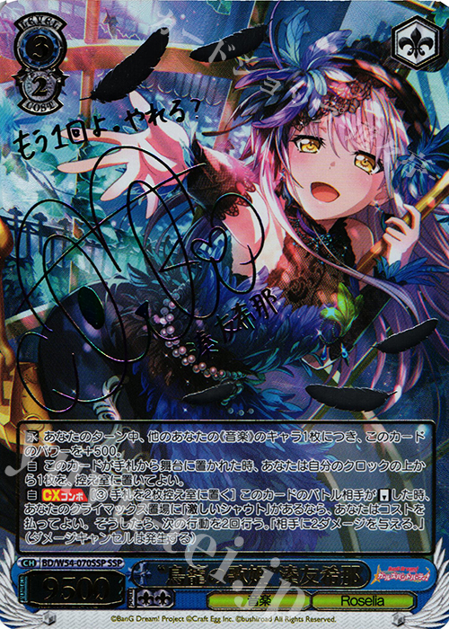 BGS9.5 ヴァイスシュヴァルツ 将来を誓いあった仲 リアス サイン入り