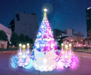 キキ＆ララの巨大クリスマスツリーが今年も新宿にお目見え！初登場の
