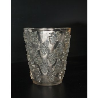 René Lalique ルネ・ラリック 葡萄紋水指 Y004｜骨董店 のびる 古美術