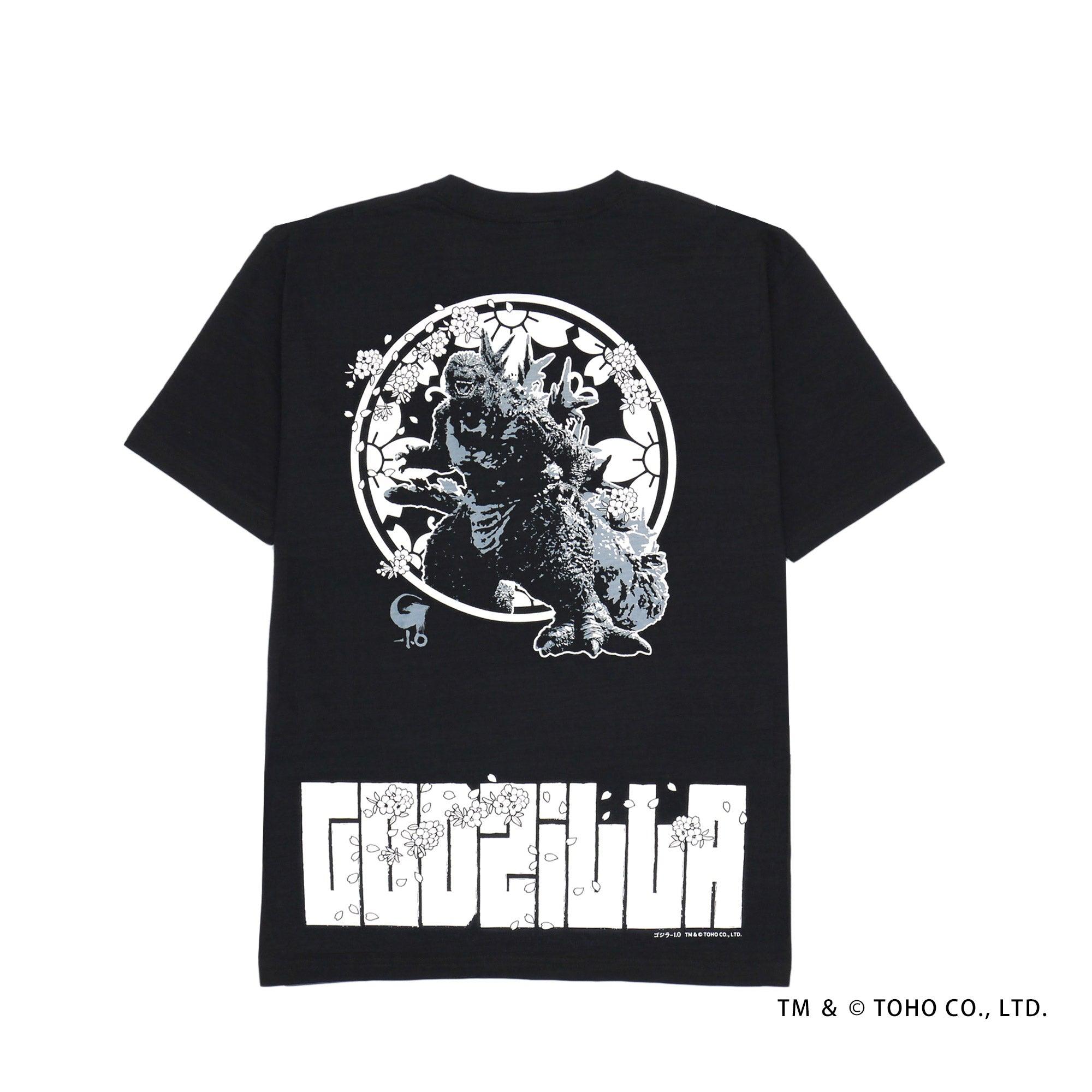 ゴジラ 火消魂 桜UV T-Shirts | Godzilla HiKESHi SPiRiT Sakura UV