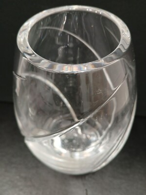 Tiffany & Co. Swirl Optic Cut Crystal 8