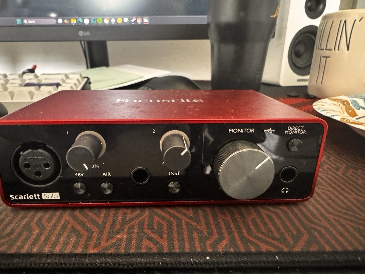 Focusrite Scarlett Solo 3rd Gen 2-Channel Pro Audio Interface