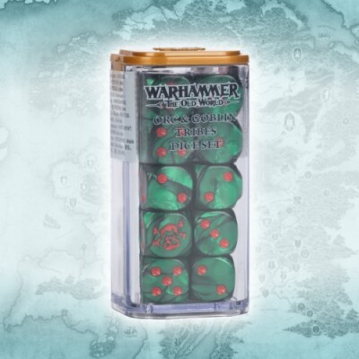 Warhammer TOW The Old World Orc & Goblin Tribes Dice Set Fantasy