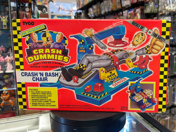 Crash N Bash Chair (Vintage Incredible Crash Dummies, TYCO) SEALED
