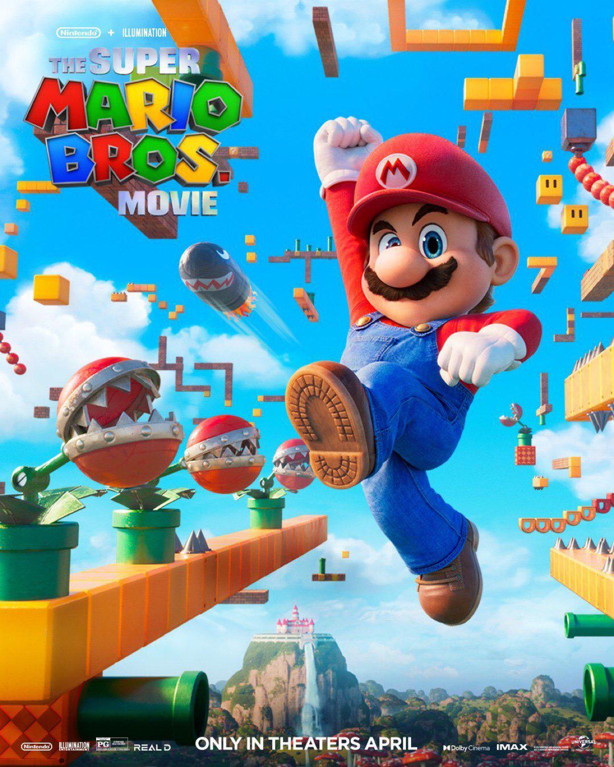 3年前の今日、ザ・スーパーマリオブラザーズ・ムービーのポスターを手